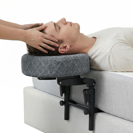 Foldable U-Shaped Massage Bed Headrest Portable Adjustable Massage Face Cradle for Home Mobile Massage