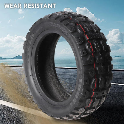 Eotvia 10in Electric Scooter Tire with 10x2.5in Inner Tube Inflatable Rubber Tyre Replacement 255x80 Outer Tube