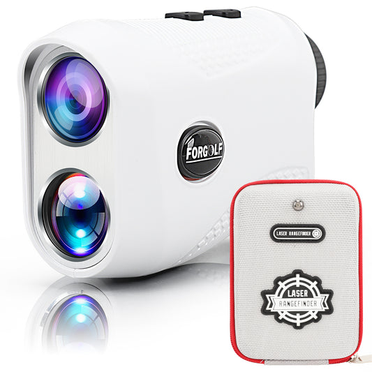 Golf Rangefinder with Slope, 1200 Yards Laser Golf Rangefinder, 6X Magnification, USB Rechargeable Golf Laser Rangefinder with Flag Lock Magnetic, Laser Rangefinder for Hunting Golfing, Gift for Teen