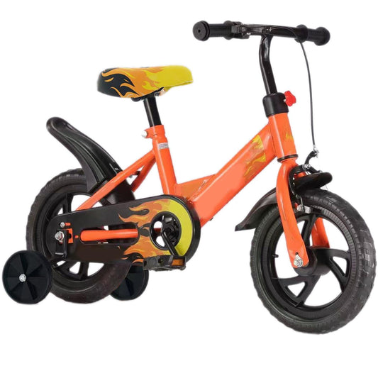 12 inch Kids Bike with Training Wheels, 2-in-1 Kids Bicycle with Adjustable Handlebar/Seat, Toddler Bike Children Bike Christmas Birthday New Year Gift for Boys Girls Kids Toddlers 1 to 5 Years Old