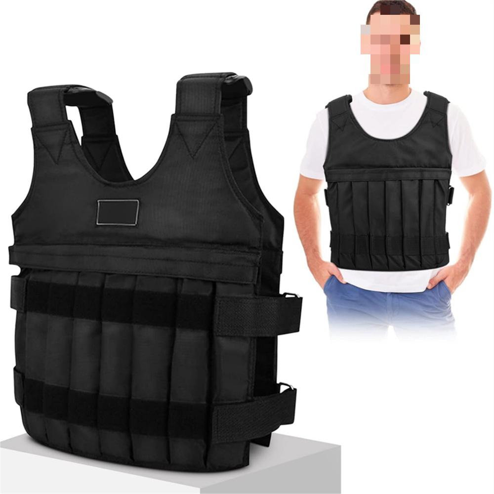 Adjustable Weighted Vest, 0-110 lbs Weighted Vest for Men Workout, Fitness Weighted Vest Running Vest for Men Women, Strength Training Workout Equipment for Training Running Jogging Cardio Walking