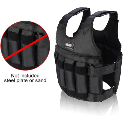 Adjustable Weighted Vest, 0-110 lbs Weighted Vest for Men Workout, Fitness Weighted Vest Running Vest for Men Women, Strength Training Workout Equipment for Training Running Jogging Cardio Walking